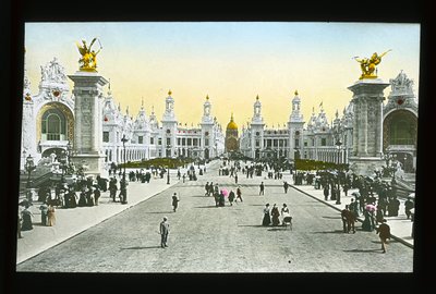 Paris Exposition: Pont Alexandre III, 1900 by French Photographer